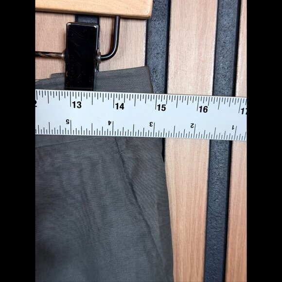 COS Pleated Trousers Women’s 4 Gray High Waisted Cropped Dress Pants - Picture 3 of 6